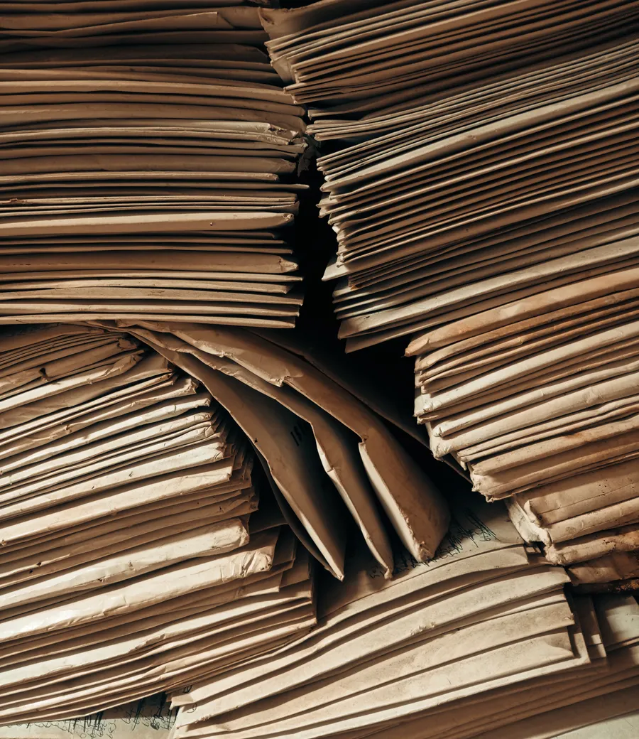 Asesora fiscal revisando la documentación de un cliente